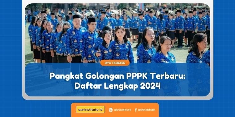 Pangkat Golongan Pppk Terbaru Daftar Lengkap