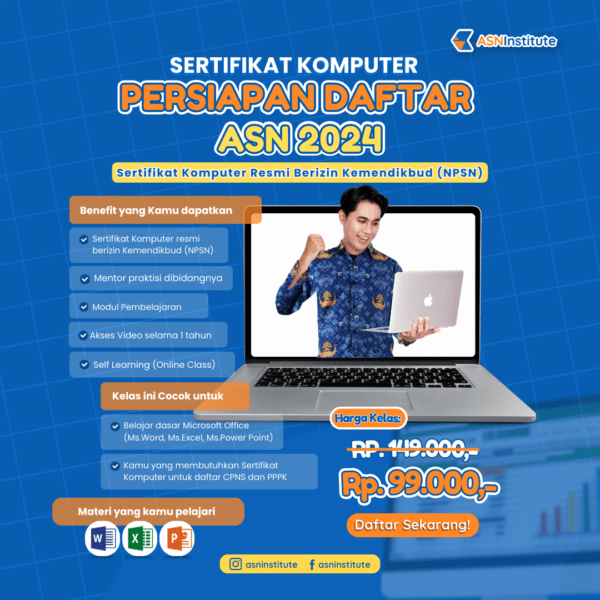 Sertifikat Komputer CPNS Resmi Berizin Kemendikbud NPSN