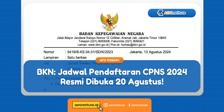 jadwal pendaftaran cpns 2024