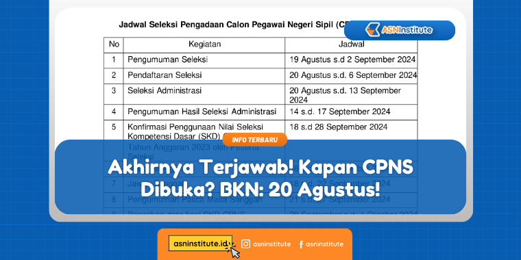 kapan cpns dibuka