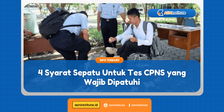 sepatu untuk tes cpns