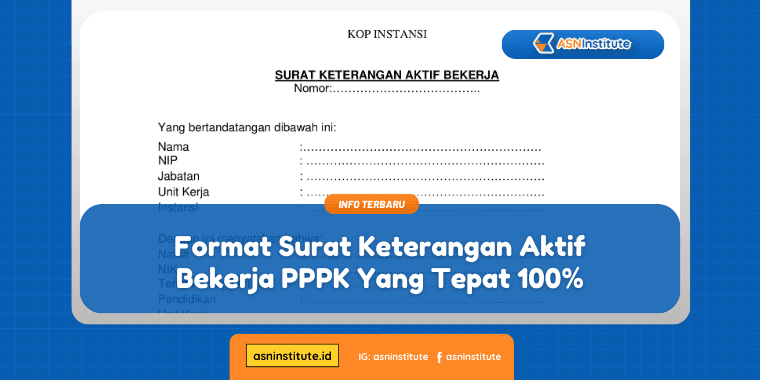 surat keterangan aktif bekerja