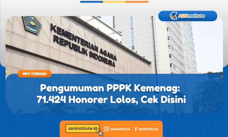 pengumuman pppk kemenag