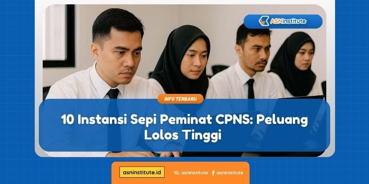 instansi sepi peminat cpns