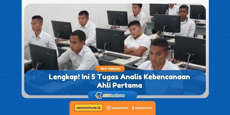 tugas analis kebencanaan ahli pertama